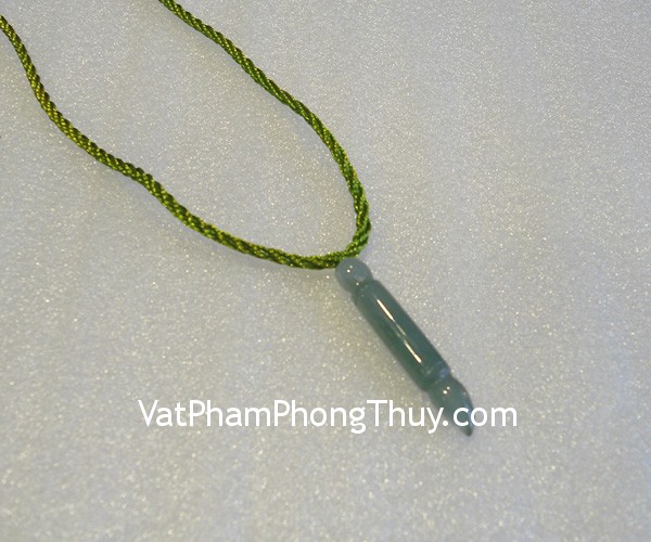 but van xuong myanmar s848 1 Mặt dây chuyền Bút văn xương đá quý Cẩm Thạch Myanmar phong thủy S848