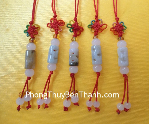 moc dt ong phat ngoc s391 02 1 Móc khóa ống Phật đá quý Cẩm Thạch phong thủy S391