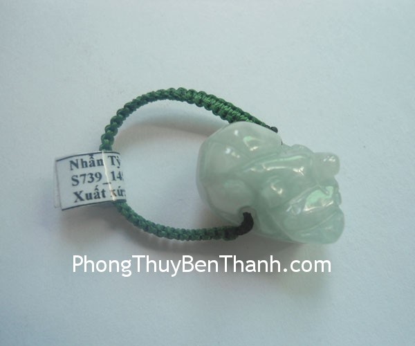 nhan ty huu mien dien s739 01 Nhẫn Tỳ hưu dây cước đá cẩm thạch vân nam phong thủy S739