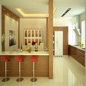 Tư vấn thiết kế tủ bếp có quầy bar mini cho những gian bếp nhỏ large tu van thiet ke tu bep co quay bar mini cho nhung gian bep nho Thiết kế tủ bếp có quầy bar mini cho không gian bếp nhỏ