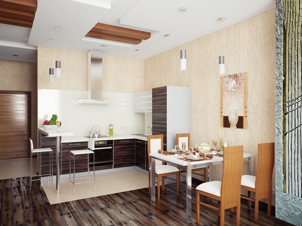 Mẫu phòng ăn cực chuẩn cho căn hộ chung cư nhỏ 1 mau phong an cuc chuan cho can ho chung cu nho Gợi ý những thiết kế phòng ăn cho nhà chung cư diện tích nhỏ
