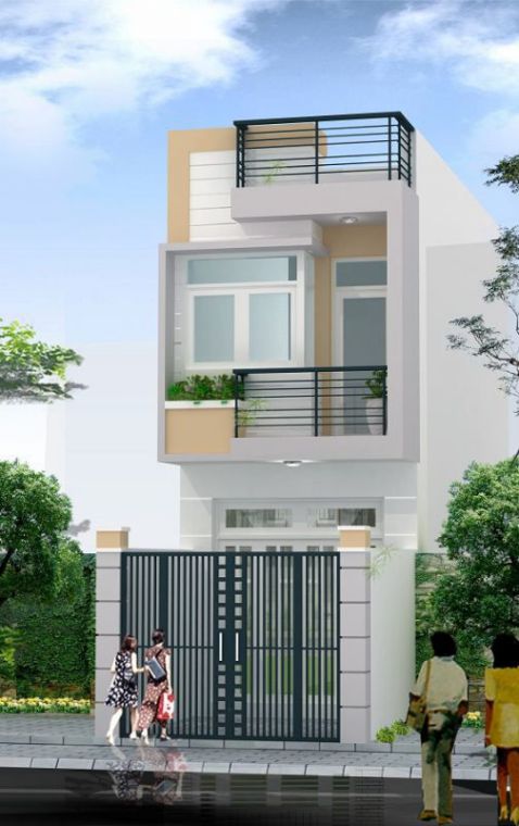 Kiến trúc mẫu nhà 1 trệt 1 lầu đơn giản -- Hình 9 hinh anh mau nha 1 lau 1 tret don gian dien tich 5x20 thiet ke nhieu Chọn lọc các hình ảnh mẫu nhà 1 trệt 1 lầu đơn giản đang được ưa chuộng
