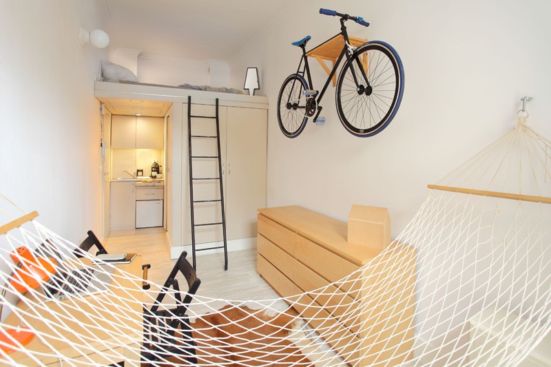 architecture small home Ngỡ ngàng với căn hộ đa chức năng chỉ 13m2 tại Ba Lan