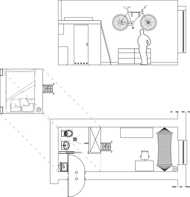 small home 11 Ngỡ ngàng với căn hộ đa chức năng chỉ 13m2 tại Ba Lan