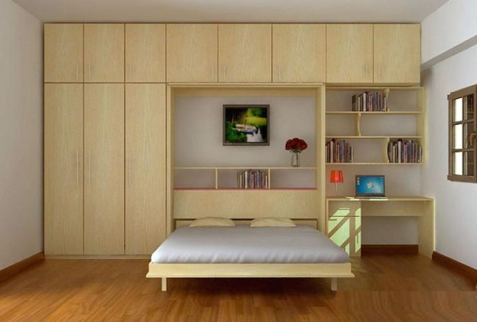 Wedo tu van lua chon noi that giuong gap cho nha nho 7 668x451 Cùng chiêm ngưỡng những mẫu giường gấp hiện đại cần cho không gian nhà nhỏ hẹp