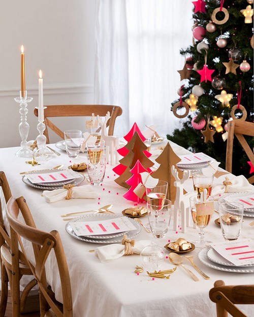  Cùng nhìn qua những kiểu trang trí bàn ăn Giáng sinh khiến trái tim bạn tan chảy