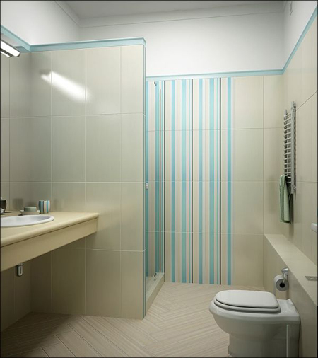 t5 Thiết kế không gian phòng tắm tiện nghi chưa đầy 10m²