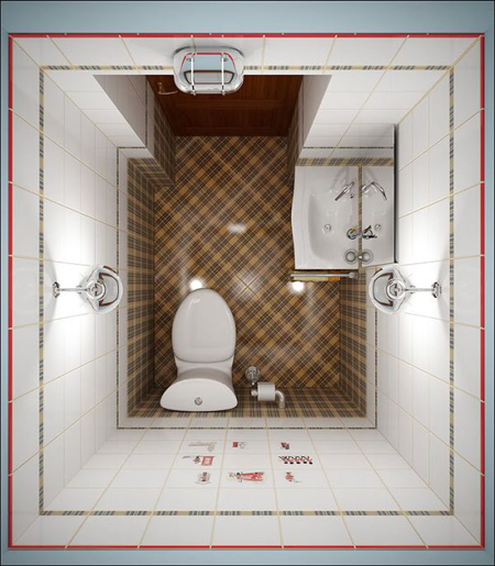 t8 Thiết kế không gian phòng tắm tiện nghi chưa đầy 10m²