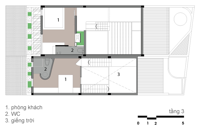 r 3 1468295591 660x0 Độc đáo mẫu thiết kế kiến trúc nhà trong nhà ở Bình Dương